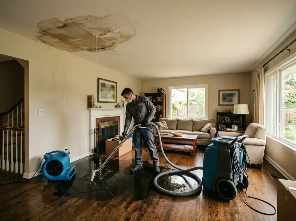 attic-pipe-burst-ceiling-drip-008 — frequently asked questions, Water Damage Restoration & Carpet Care in Goulds, FL